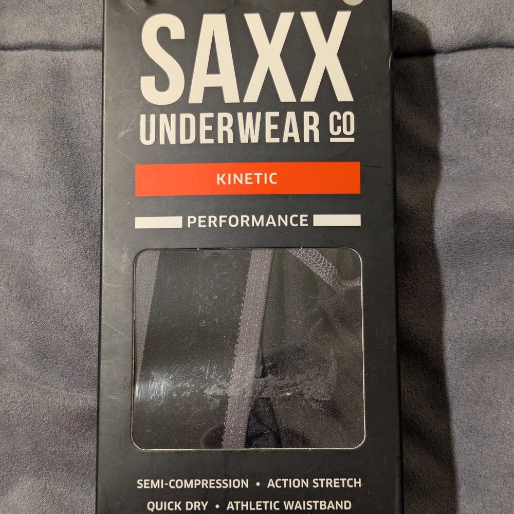 Saxx Kinetic Semi Compression Mesh Quick Drying Men's Boxer Brieft XL